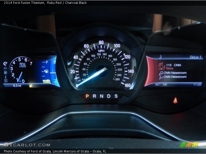  2014 Fusion Titanium Titanium Gauges