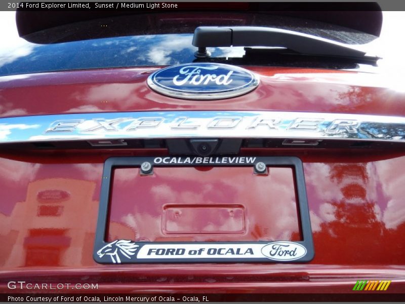 Sunset / Medium Light Stone 2014 Ford Explorer Limited
