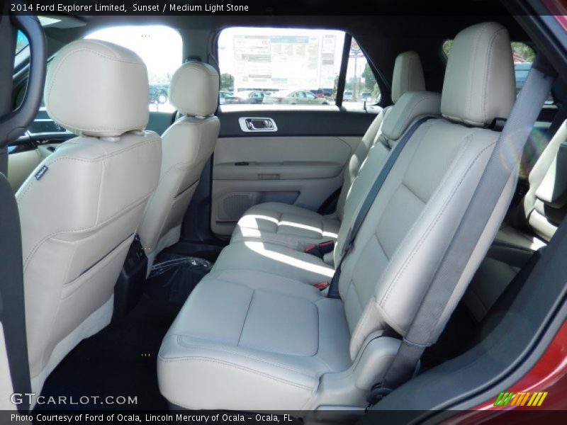 Rear Seat of 2014 Explorer Limited