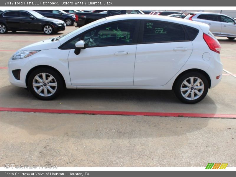 Oxford White / Charcoal Black 2012 Ford Fiesta SE Hatchback