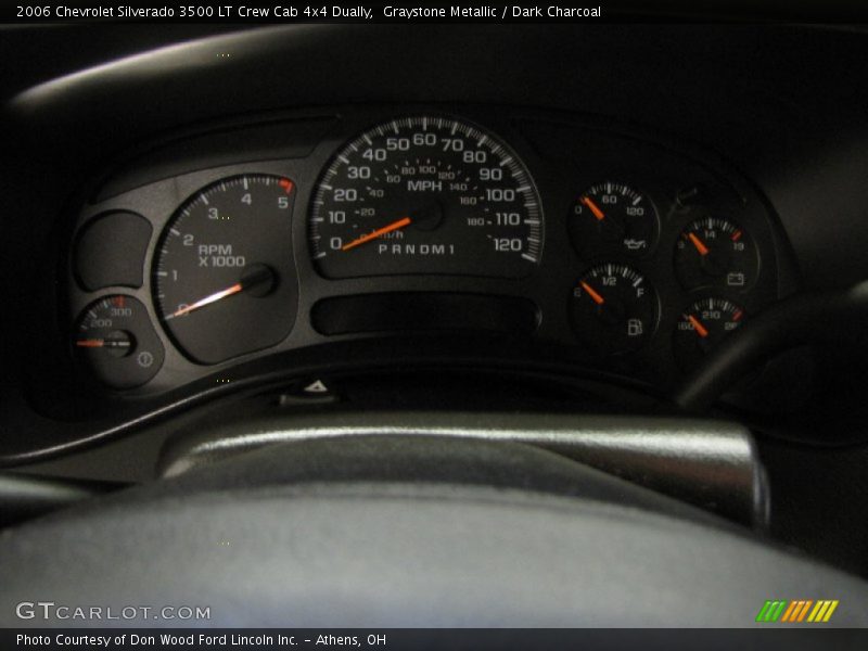 Graystone Metallic / Dark Charcoal 2006 Chevrolet Silverado 3500 LT Crew Cab 4x4 Dually