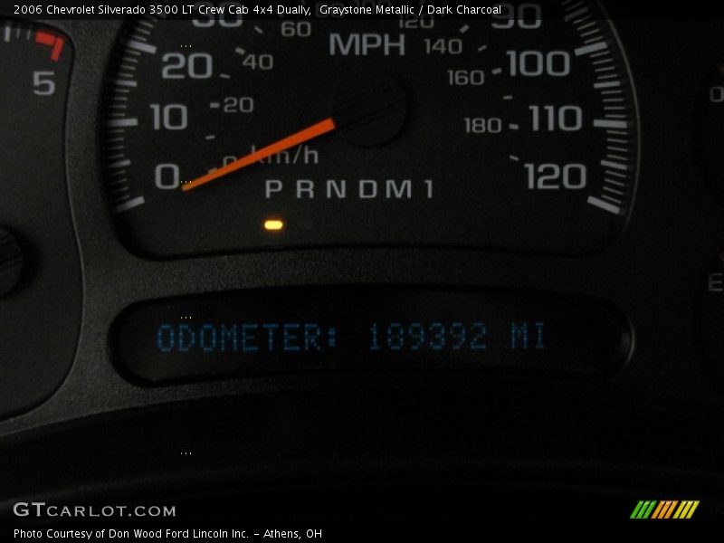 Graystone Metallic / Dark Charcoal 2006 Chevrolet Silverado 3500 LT Crew Cab 4x4 Dually