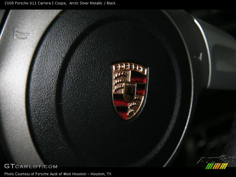 Arctic Silver Metallic / Black 2008 Porsche 911 Carrera S Coupe