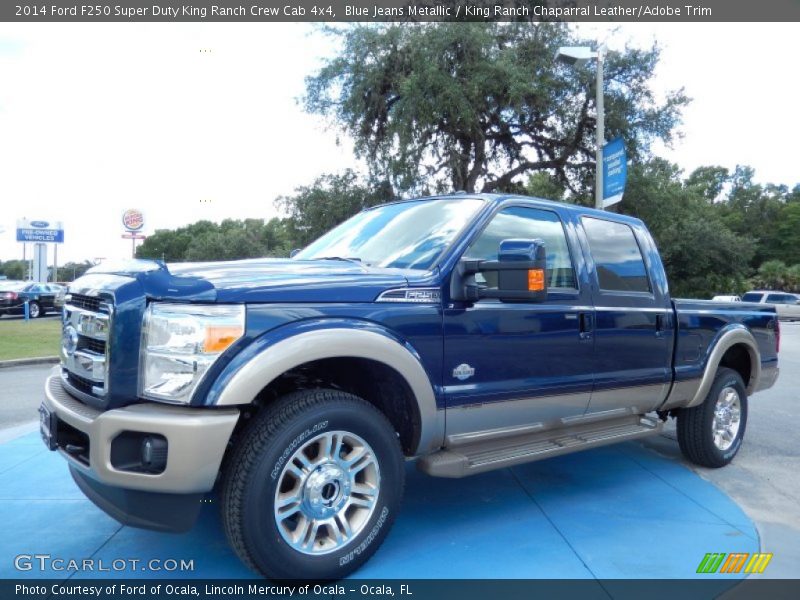 Front 3/4 View of 2014 F250 Super Duty King Ranch Crew Cab 4x4