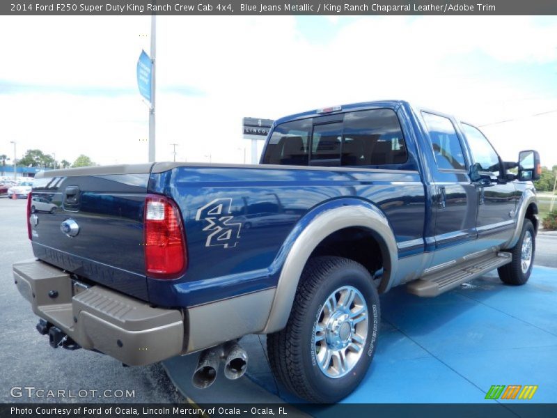 2014 F250 Super Duty King Ranch Crew Cab 4x4 Blue Jeans Metallic