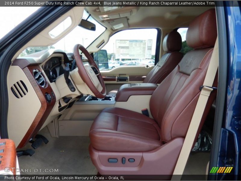 Front Seat of 2014 F250 Super Duty King Ranch Crew Cab 4x4