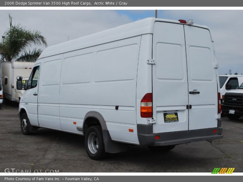 Arctic White / Gray 2006 Dodge Sprinter Van 3500 High Roof Cargo