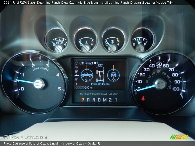  2014 F250 Super Duty King Ranch Crew Cab 4x4 King Ranch Crew Cab 4x4 Gauges