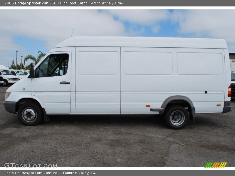 Arctic White / Gray 2006 Dodge Sprinter Van 3500 High Roof Cargo