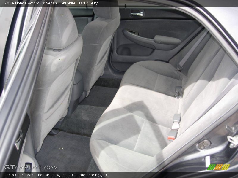 Rear Seat of 2004 Accord EX Sedan