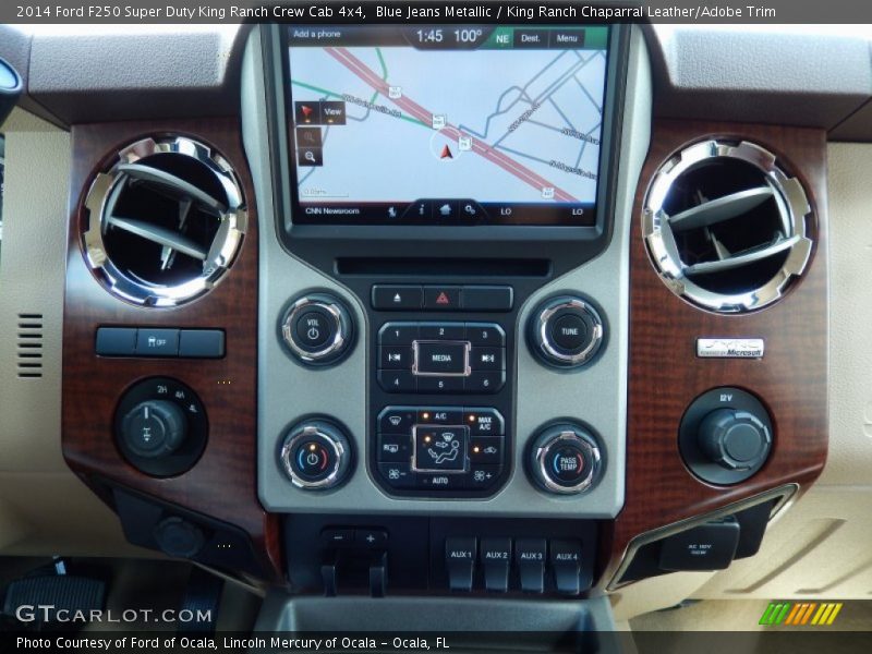 Navigation of 2014 F250 Super Duty King Ranch Crew Cab 4x4