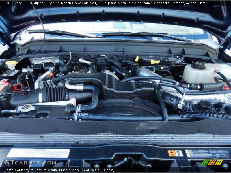  2014 F250 Super Duty King Ranch Crew Cab 4x4 Engine - 6.7 Liter OHV 32-Valve B20 Power Stroke Turbo-Diesel V8