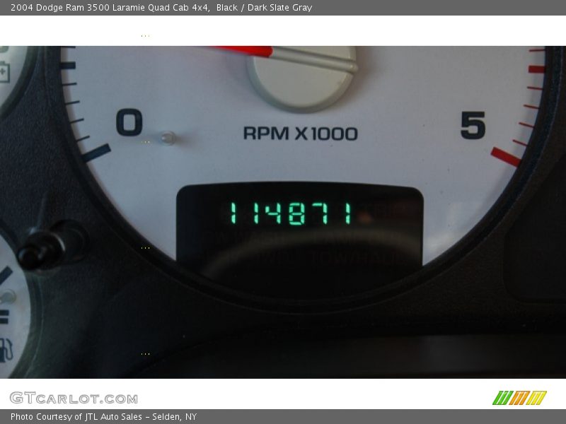 Black / Dark Slate Gray 2004 Dodge Ram 3500 Laramie Quad Cab 4x4