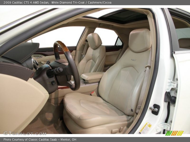 Front Seat of 2009 CTS 4 AWD Sedan