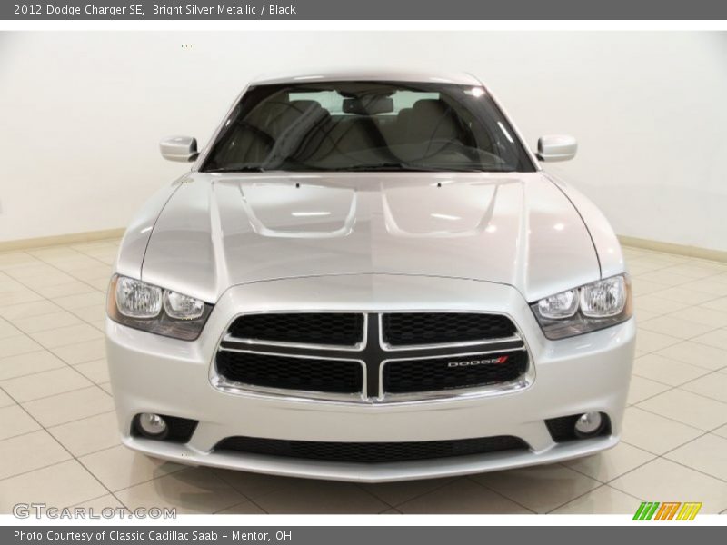 Bright Silver Metallic / Black 2012 Dodge Charger SE