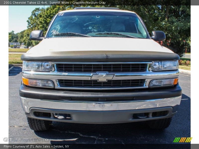 Summit White / Graphite/Medium Gray 2001 Chevrolet Tahoe LS 4x4