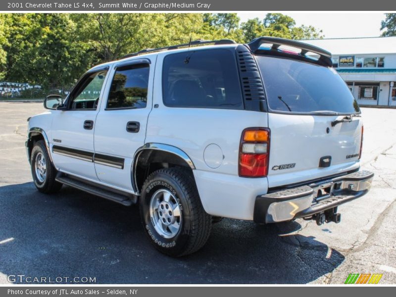 Summit White / Graphite/Medium Gray 2001 Chevrolet Tahoe LS 4x4