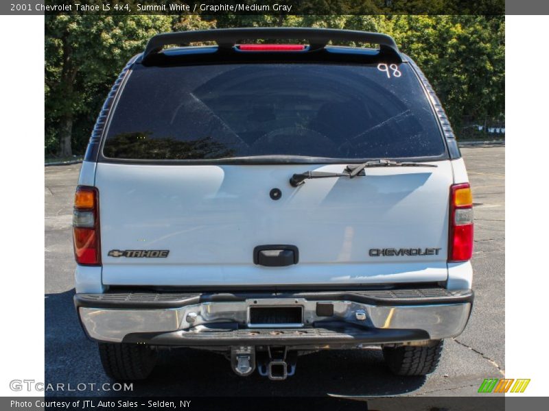 Summit White / Graphite/Medium Gray 2001 Chevrolet Tahoe LS 4x4