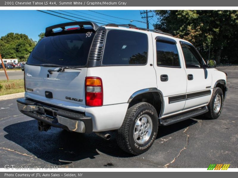 Summit White / Graphite/Medium Gray 2001 Chevrolet Tahoe LS 4x4