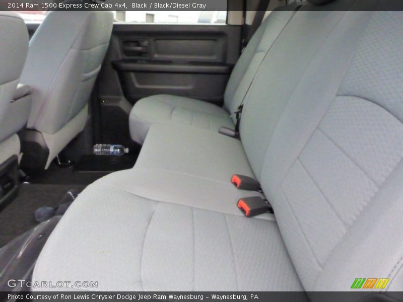 Rear Seat of 2014 1500 Express Crew Cab 4x4