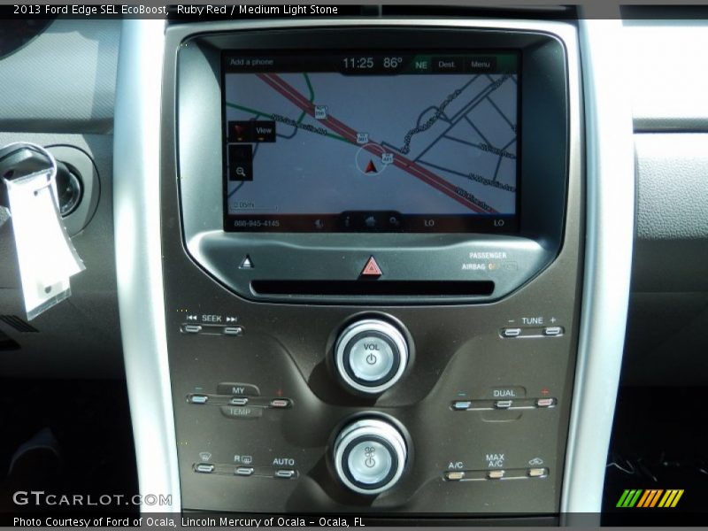 Ruby Red / Medium Light Stone 2013 Ford Edge SEL EcoBoost