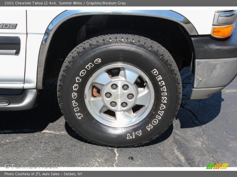Summit White / Graphite/Medium Gray 2001 Chevrolet Tahoe LS 4x4