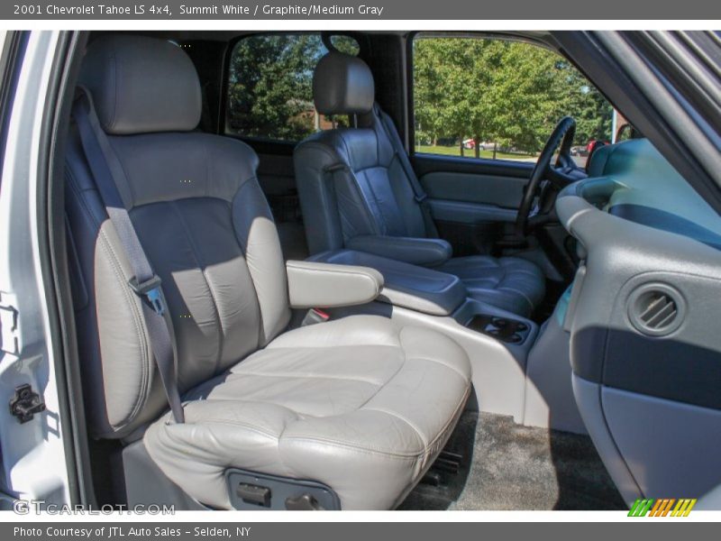 Summit White / Graphite/Medium Gray 2001 Chevrolet Tahoe LS 4x4
