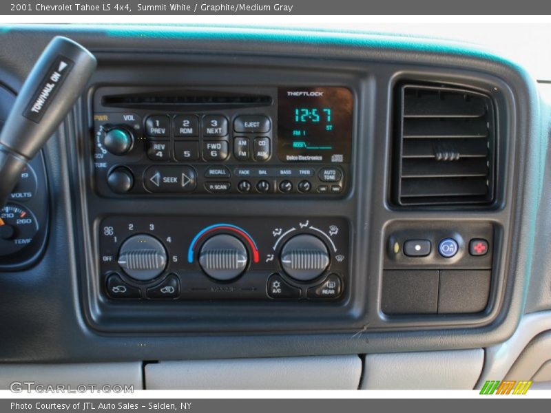 Summit White / Graphite/Medium Gray 2001 Chevrolet Tahoe LS 4x4