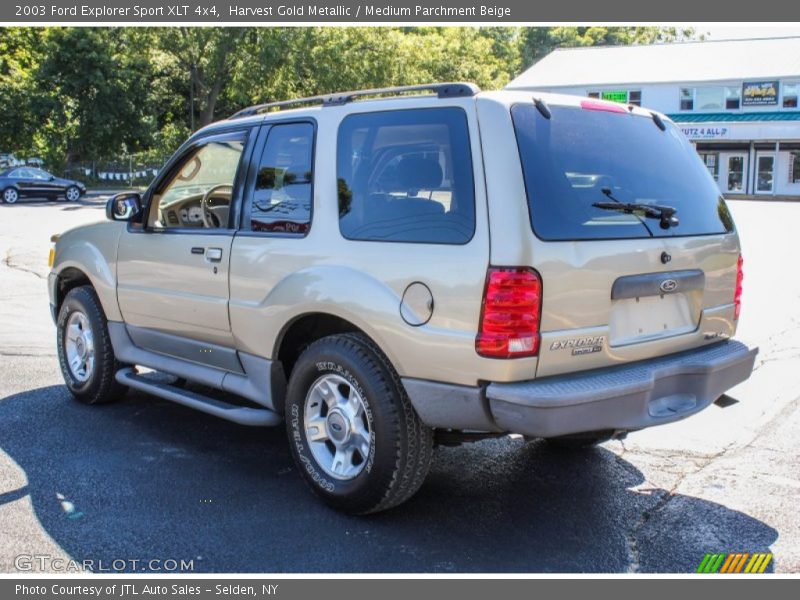 Harvest Gold Metallic / Medium Parchment Beige 2003 Ford Explorer Sport XLT 4x4
