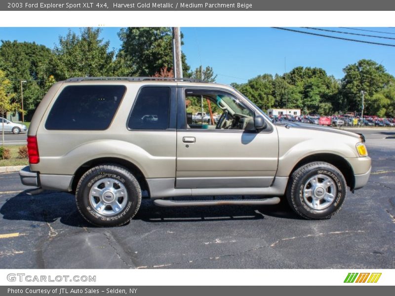 Harvest Gold Metallic / Medium Parchment Beige 2003 Ford Explorer Sport XLT 4x4