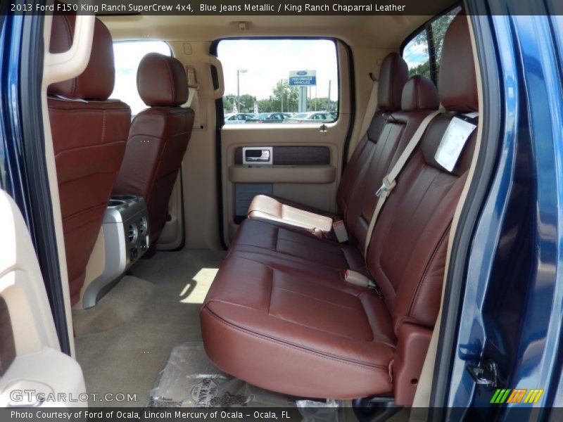 Blue Jeans Metallic / King Ranch Chaparral Leather 2013 Ford F150 King Ranch SuperCrew 4x4