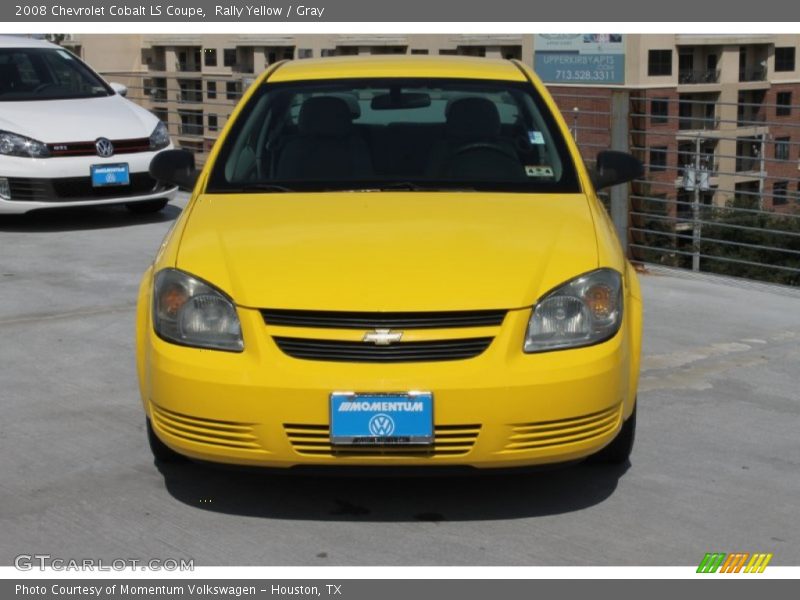 Rally Yellow / Gray 2008 Chevrolet Cobalt LS Coupe