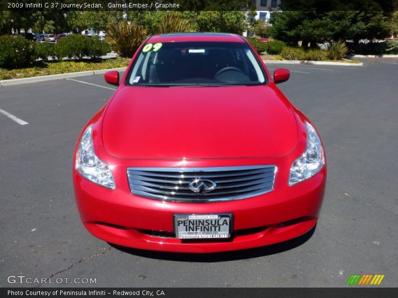 Garnet Ember / Graphite 2009 Infiniti G 37 Journey Sedan