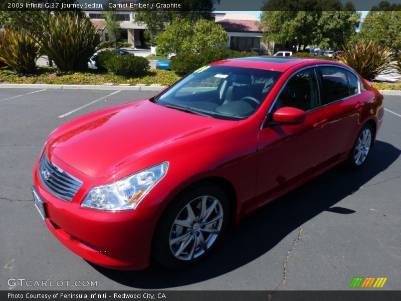 Garnet Ember / Graphite 2009 Infiniti G 37 Journey Sedan