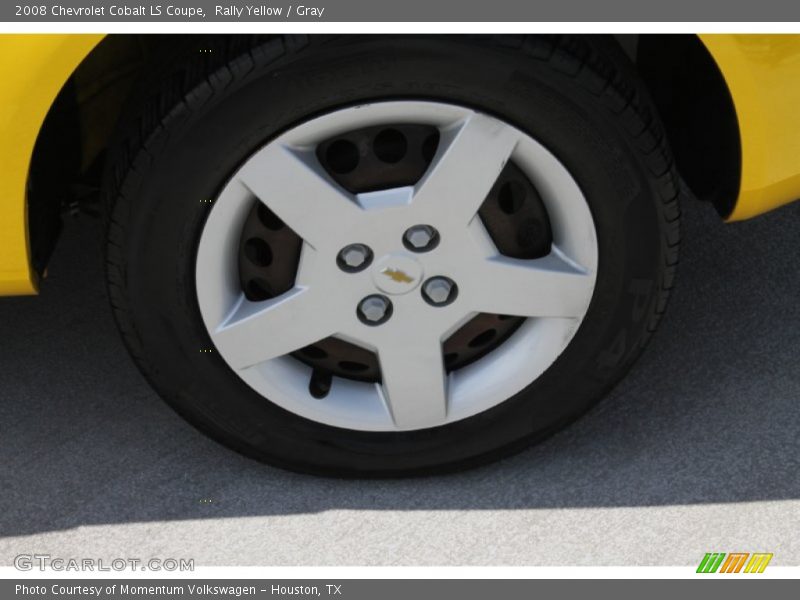 Rally Yellow / Gray 2008 Chevrolet Cobalt LS Coupe