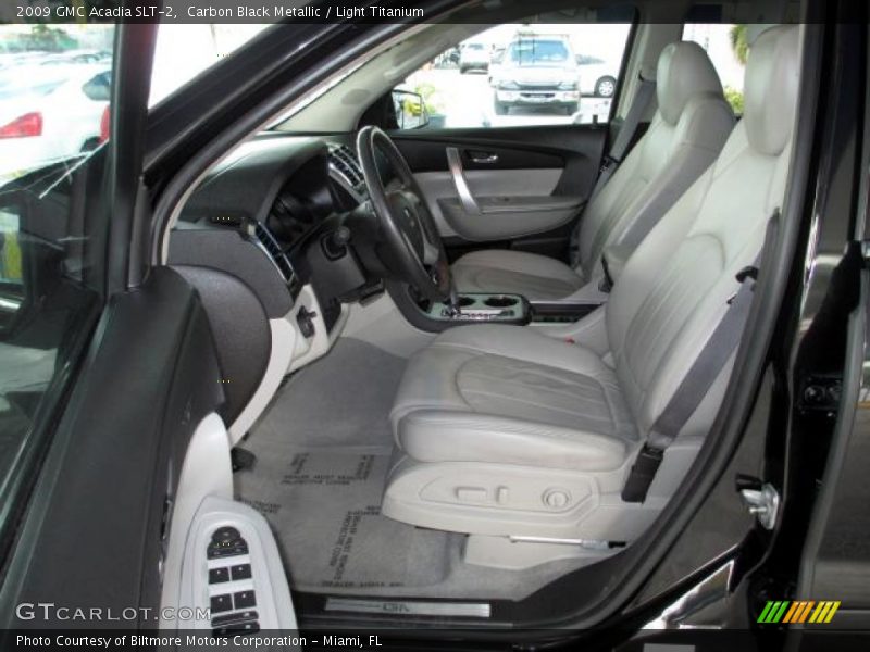 Carbon Black Metallic / Light Titanium 2009 GMC Acadia SLT-2