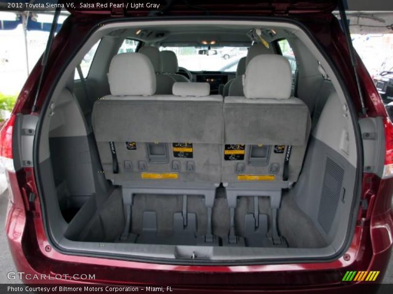 Salsa Red Pearl / Light Gray 2012 Toyota Sienna V6