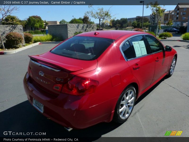 Garnet Ember / Graphite 2009 Infiniti G 37 Journey Sedan