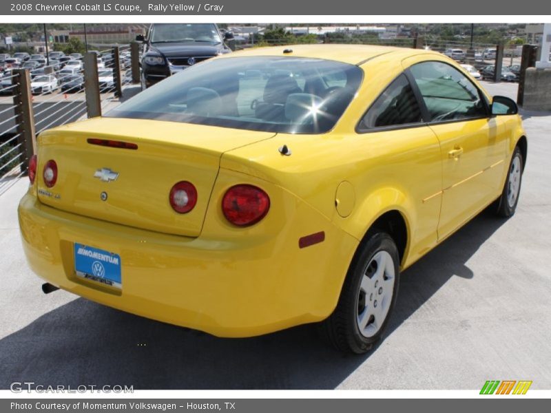 Rally Yellow / Gray 2008 Chevrolet Cobalt LS Coupe