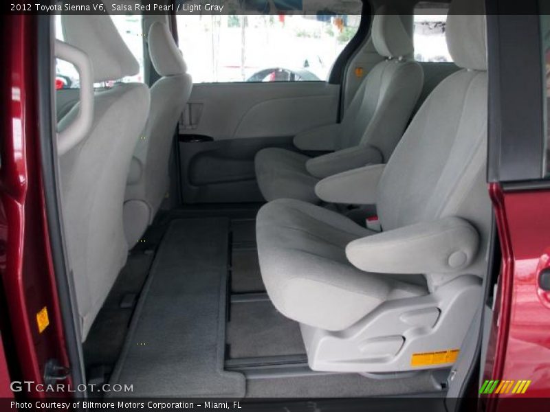 Salsa Red Pearl / Light Gray 2012 Toyota Sienna V6