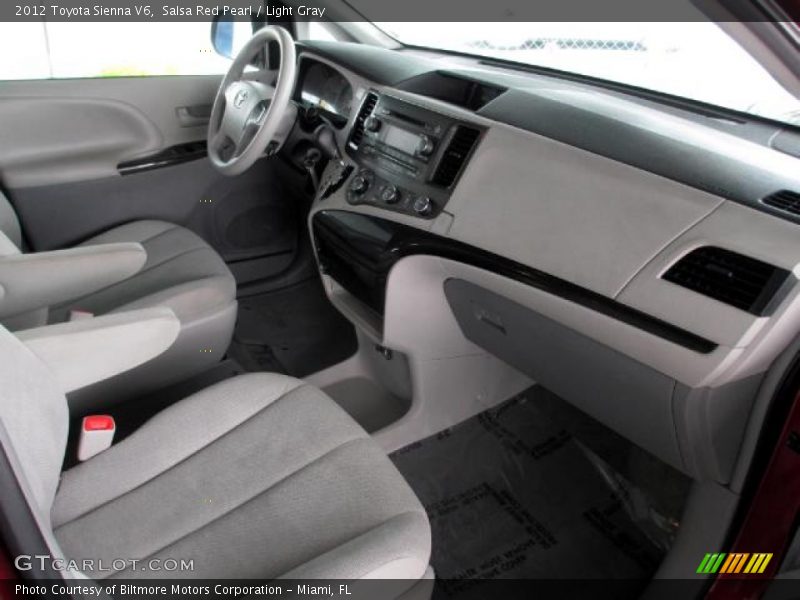 Salsa Red Pearl / Light Gray 2012 Toyota Sienna V6