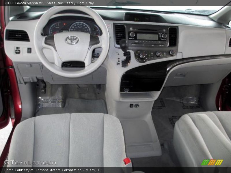 Salsa Red Pearl / Light Gray 2012 Toyota Sienna V6