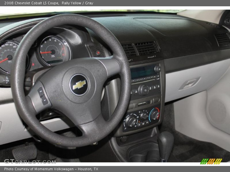 Rally Yellow / Gray 2008 Chevrolet Cobalt LS Coupe