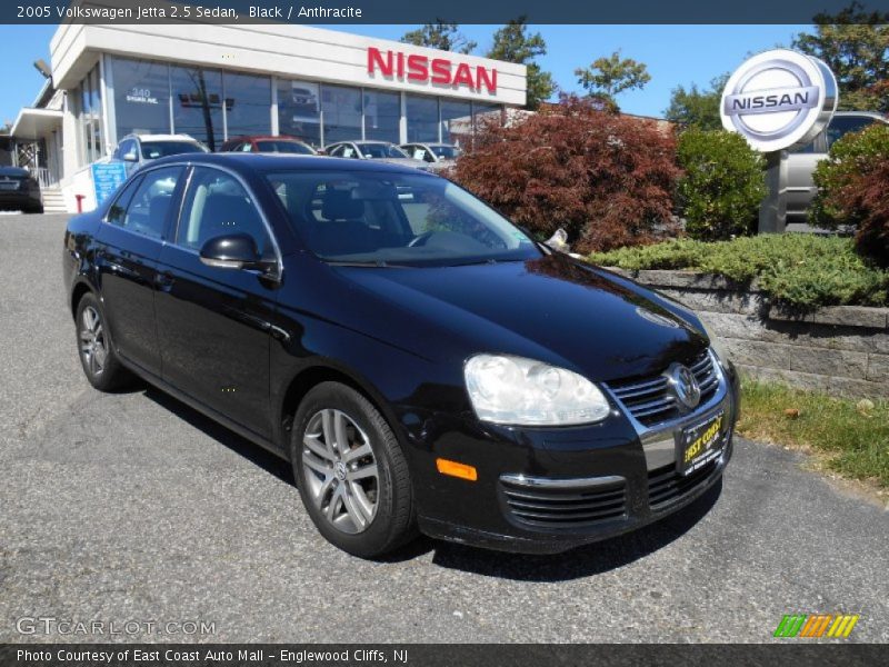 Black / Anthracite 2005 Volkswagen Jetta 2.5 Sedan