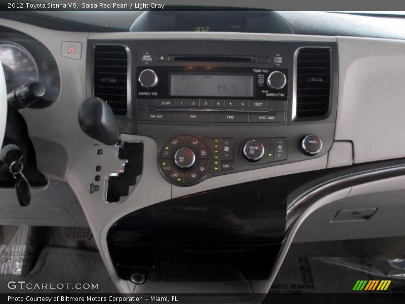 Salsa Red Pearl / Light Gray 2012 Toyota Sienna V6