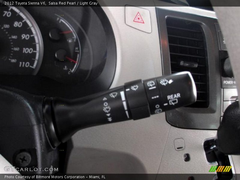 Salsa Red Pearl / Light Gray 2012 Toyota Sienna V6