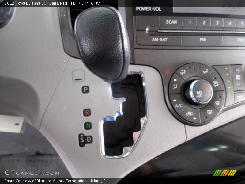 Salsa Red Pearl / Light Gray 2012 Toyota Sienna V6