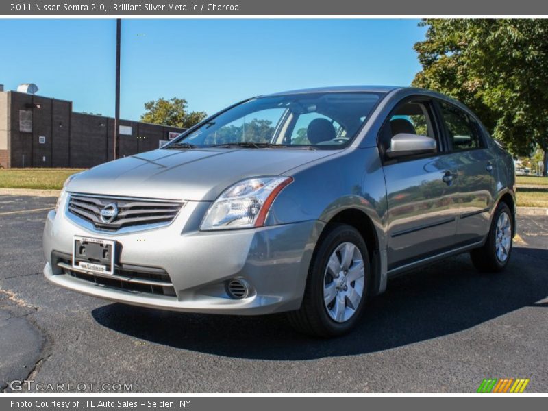 Brilliant Silver Metallic / Charcoal 2011 Nissan Sentra 2.0