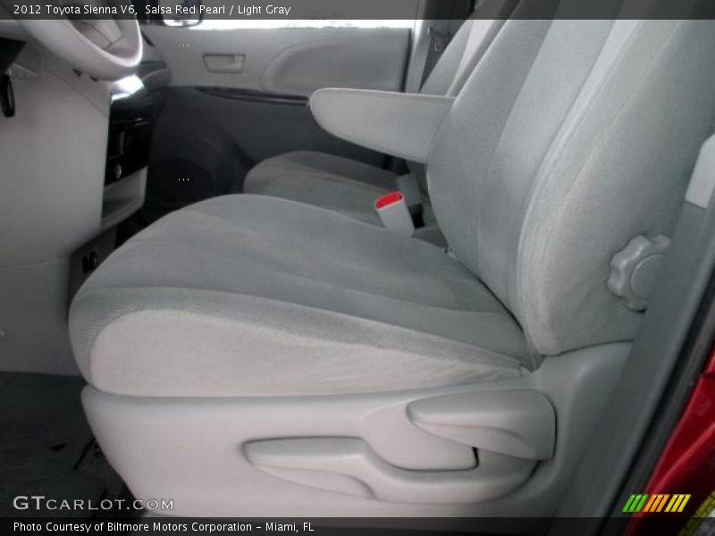Salsa Red Pearl / Light Gray 2012 Toyota Sienna V6
