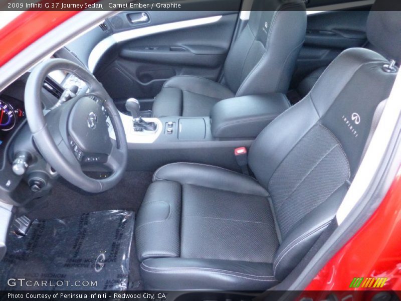  2009 G 37 Journey Sedan Graphite Interior